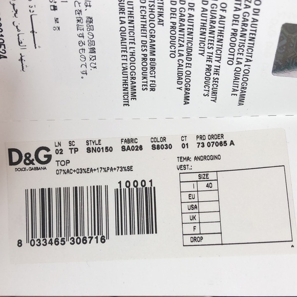 NWT Dolce & Gabbana Leopard Print Corset Bustier Sz 40 - Picture 7 of 8